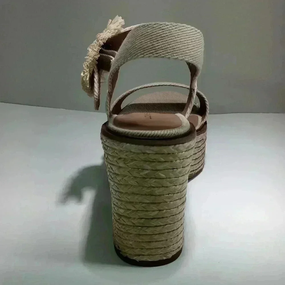 Lucky brand women's Yidris Espandrille platform sandal Healed